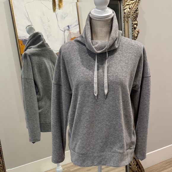 lululemon athletica Charcoal Cowl Neck Sweater
